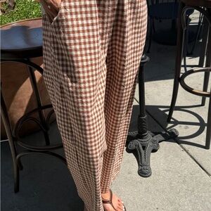 Le Bon Shoppe Arc pants cinnamon gingham